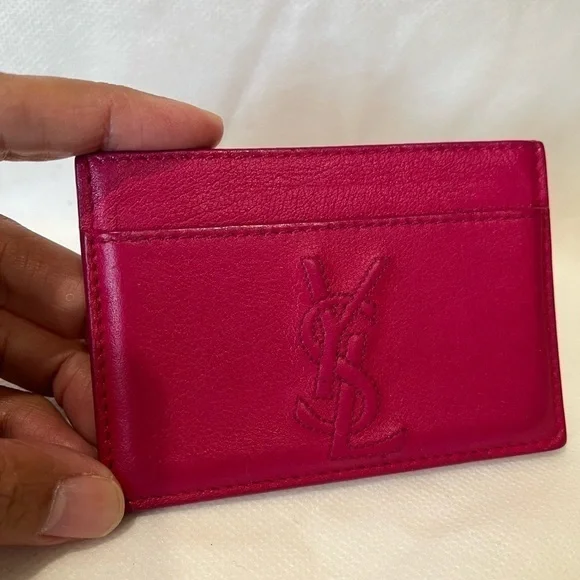 YSL LOGO CARD WALLET - Picture 3 of 9